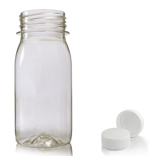 125ml Small Plastic Juice Bottle With Screw Cap