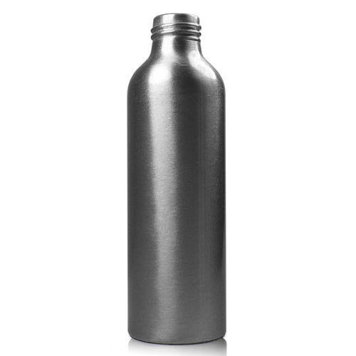 150ml Brushed Aluminium Bottle (24mm neck) (No Cap)