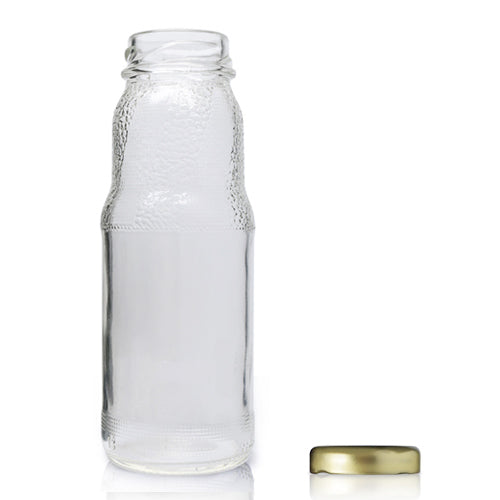 200ml Budget Glass Juice Bottle & 38mm LG Twist-Off Lid