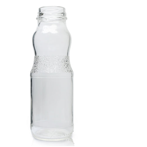 240ml Budget Glass Juice Bottle (38mm Neck) (No Cap)