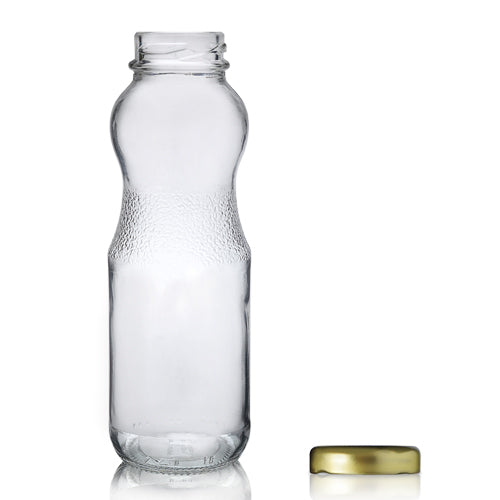 290ml (E) Glass Juice Bottle & LG Twist Off Lid