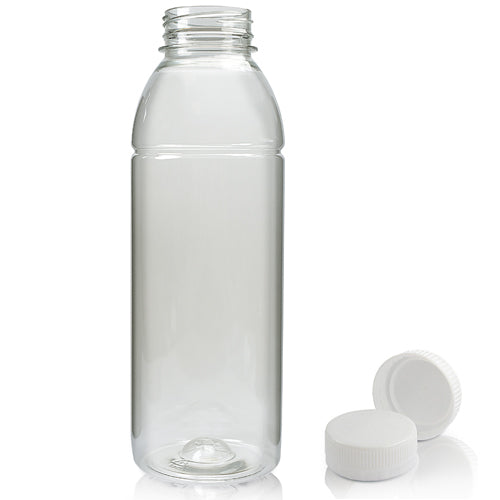 500ml Plastic Juice Bottle With 38mm Natural T/E Juice Cap