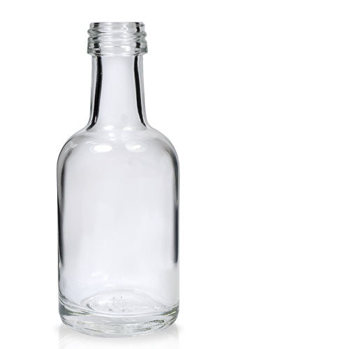 50ml 'Derby' Miniature Glass Bottle (20mm Neck) (No Cap)