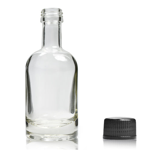 50ml Clear Glass Honorius Bottle With Polycone Cap