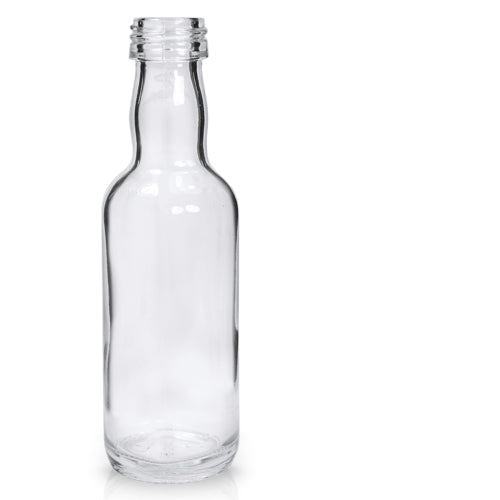 50ml 'Vodka' Miniature Glass Bottle (20mm Neck) (No Cap)