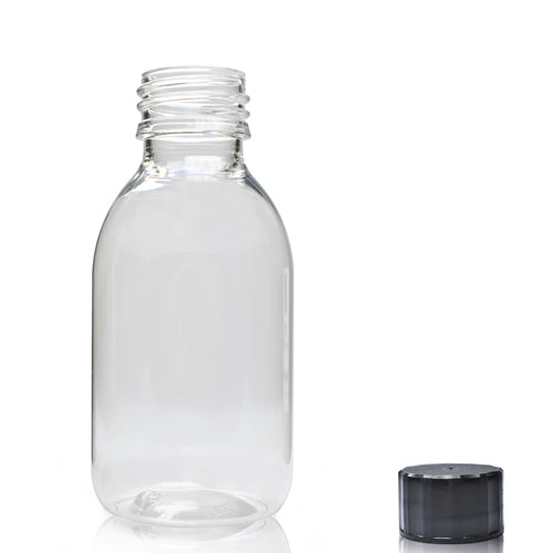 100ml Clear Plastic Shot Glass With Cap