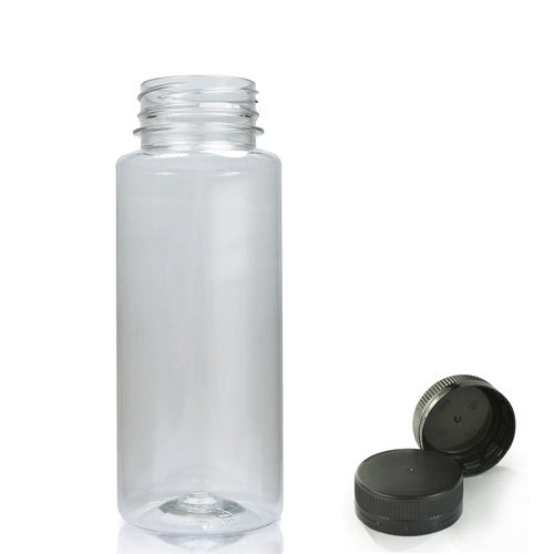 100ml Slim Plastic Juice Bottle With Screw Cap