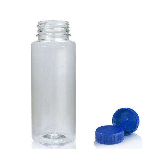 100ml Slim Plastic Juice Bottle With Screw Cap