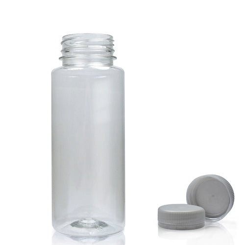 100ml Slim Plastic Juice Bottle With Screw Cap