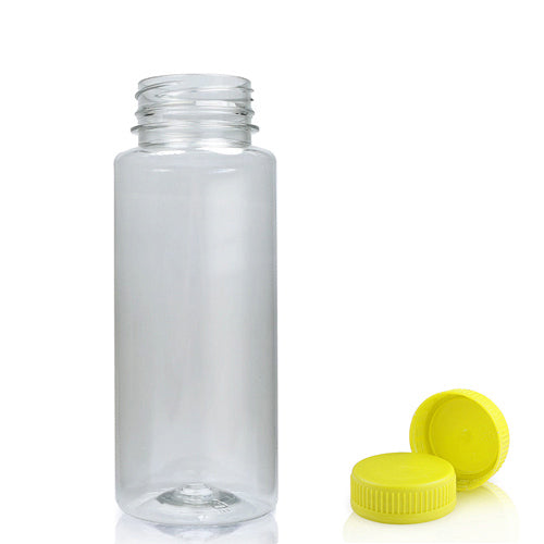 100ml Slim Plastic Juice Bottle With Screw Cap