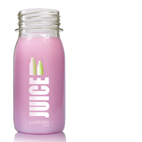 125ml Small Plastic Juice Bottle Filled