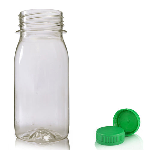 125ml Small Plastic Juice Bottle With Screw Cap