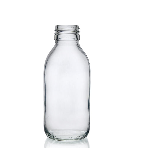 150ml Clear Glass Sirop Bottle (No Cap)