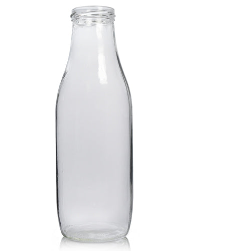1000ml Clear Glass Juice Bottle (No Cap)