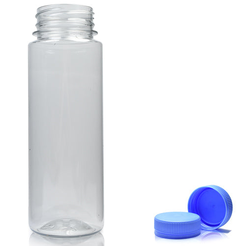 200ml Slim Plastic Juice Bottle With Cap