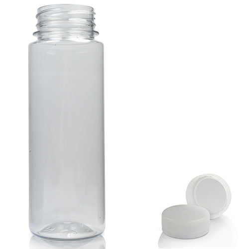 200ml Slim Plastic Juice Bottle With Cap