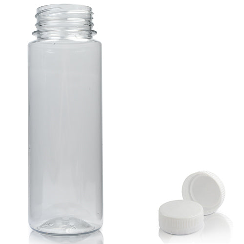 200ml Slim Plastic Juice Bottle With Cap