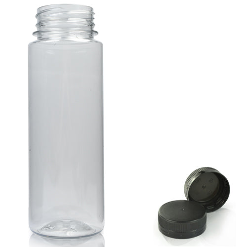 200ml Slim Plastic Juice Bottle With Cap