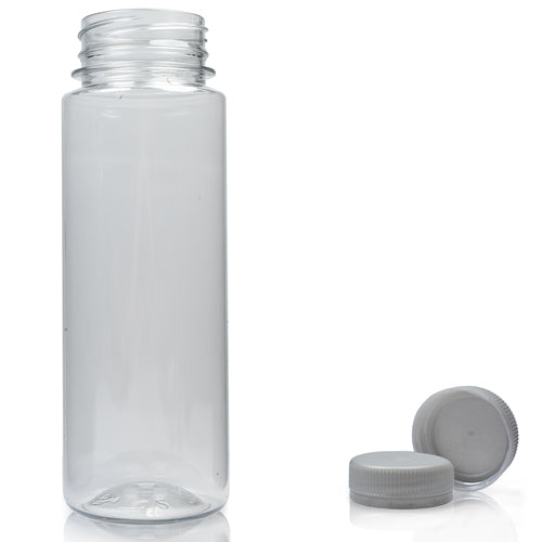 200ml Slim Plastic Juice Bottle With Cap