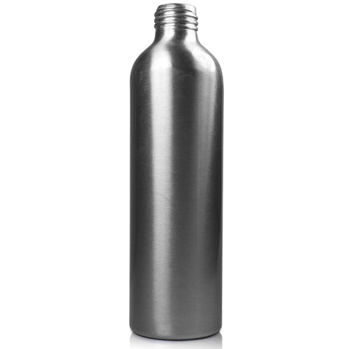 250ml Brushed Aluminium Bottle (24mm neck) (No Cap)