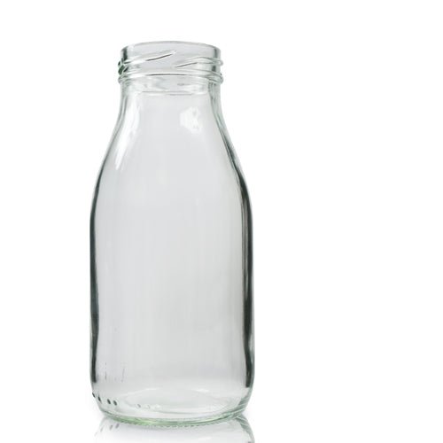 250ml Glass Milk Bottle (No Cap)