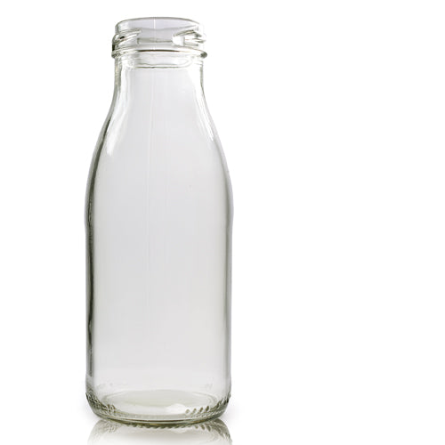 250ml Clear Glass Juice Bottle (No Cap)