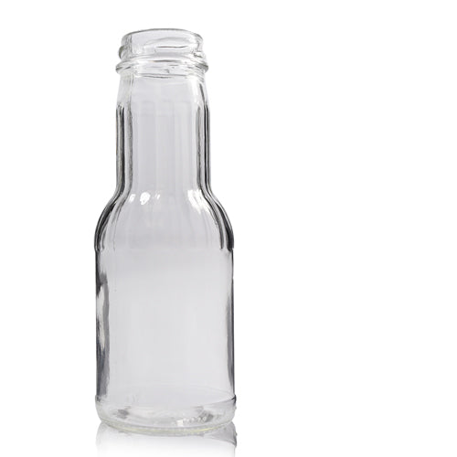 250ml (E) Clear Glass Juice Bottle (No Cap)