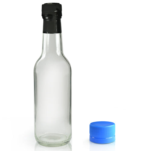 250ml Wine bottle wtih blue cap