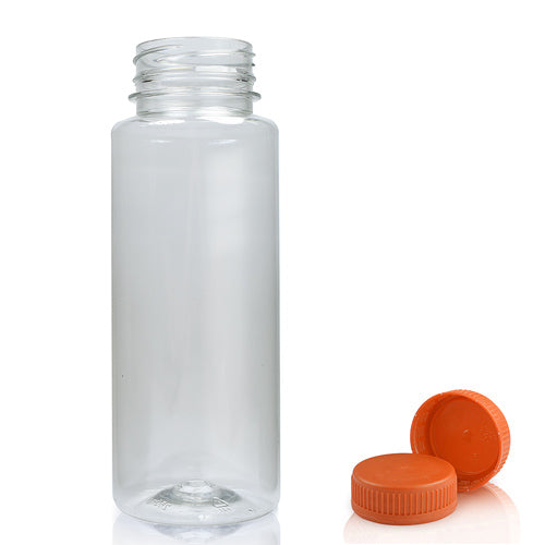 250ml Slim Plastic Juice Bottle With Cap