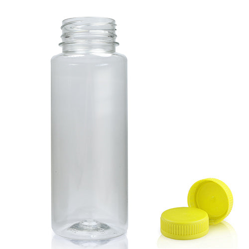 250ml Slim Plastic Juice Bottle With Cap