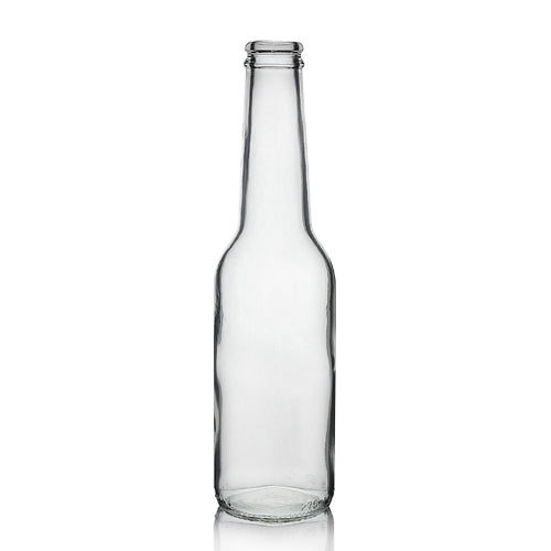 275ml Clear Glass 'Ice' Beer Bottle (No Cap)