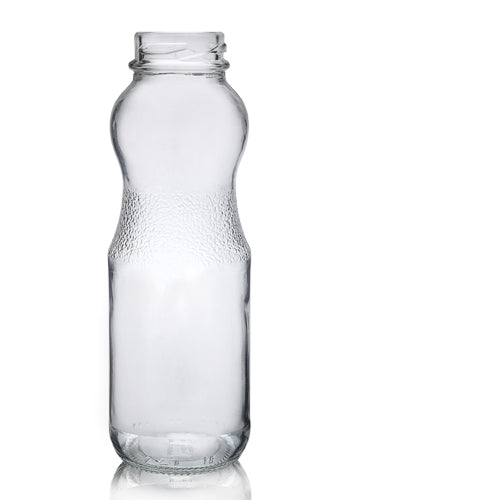 290ml (E) Clear Glass Juice Bottle (No Cap)