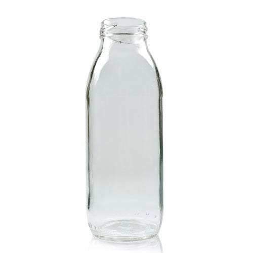 300ml Clear Glass Juice Bottle (No Cap)