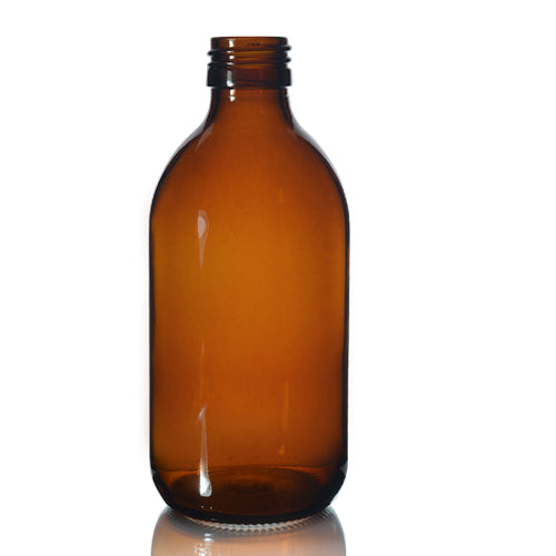 300ml Amber Glass Sirop Bottle (No Cap)