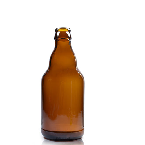 330ml Amber Glass Belgian Beer Bottle (No Cap)