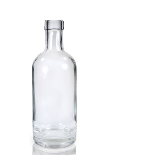 350ml Clear Glass Polo Bottle (No Cap)