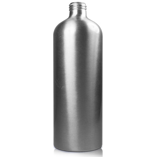 500ml Brushed Aluminium Bottle (24mm neck) (No Cap)