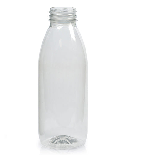 500ml Classic Clear 30% RPET Juice Bottle (No Cap)