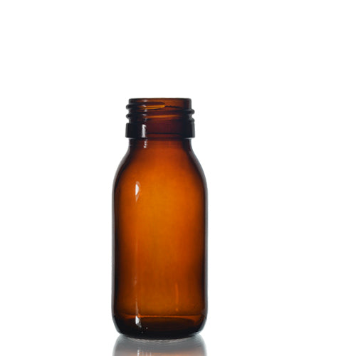 60ml Amber Glass Sirop Bottle (No Cap)