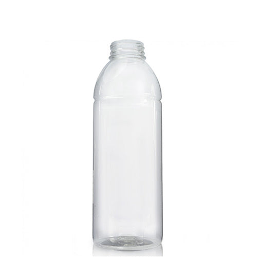 750ml Plastic Juice Bottle (38mm neck) (Wholesale) - 38mm Blue T/E Bottle Cap - Pallet Quantity - 2025